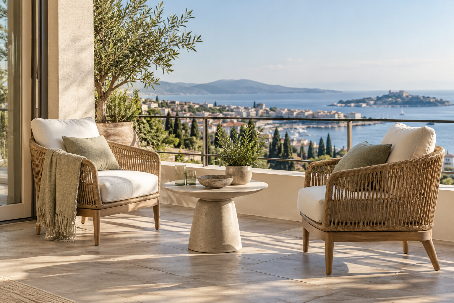 Balkon mobilyaları temsili görsel